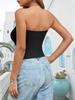 Women's Strapless Tube Top Stretchy Y2K Clubwear Basic Cami