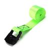 2Pcs Lashing Straps Fluorescent Green 25mm Heavy Duty Goods Tie Down Strapping Bands with Zinc Alloy Buckles1 Meter