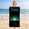 Personalized Name Mystic Night Printed Beach Towel,a Quick-drying, Absorbent Mat Suitable for the Beach, Pool, Gym, and Travel Fans Gift 89