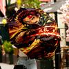 Demon Slayer Druckschirm Automatisches Öffnen/Schließen - Tragbares faltbares Design - Tägliche Nutzung für Reisen/Outdoor - Geschenk zum Geburtstag