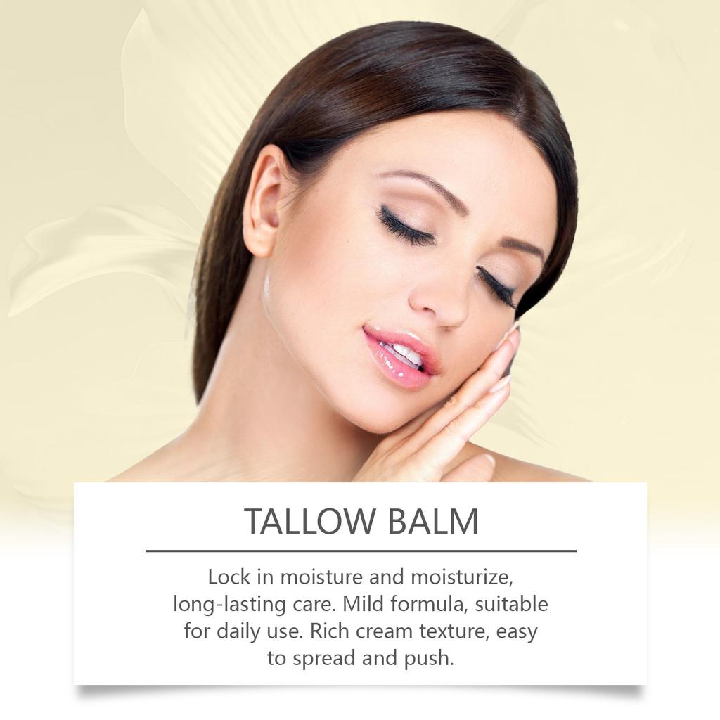 Tallow Cream Cowfat Face Cream Nourishes And Tender Skin, Repairs And Soothe The Face, Moisturize And Tighten The Skin  114g