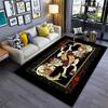 3D Printing Interesting Poker Area Rug,Carpet for Living Room  Bedroom Sofa Doormat Decor,Kids Game Non-slip Floor Mat Alfombra