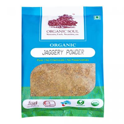 Palmesukker (Jaggery) (500 g), Økologisk Jaggerypulver, Økologisk Sjel
