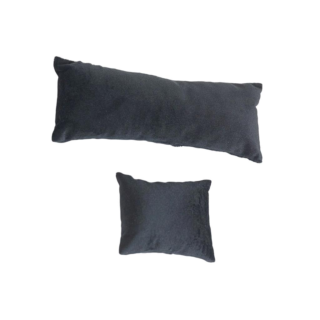 Weiche Samt Schmuck Ausstellungskissen Tragbarer Grauer Samt Armbandhalter Für Armbandaufbewahrung Und Uhren Organizer