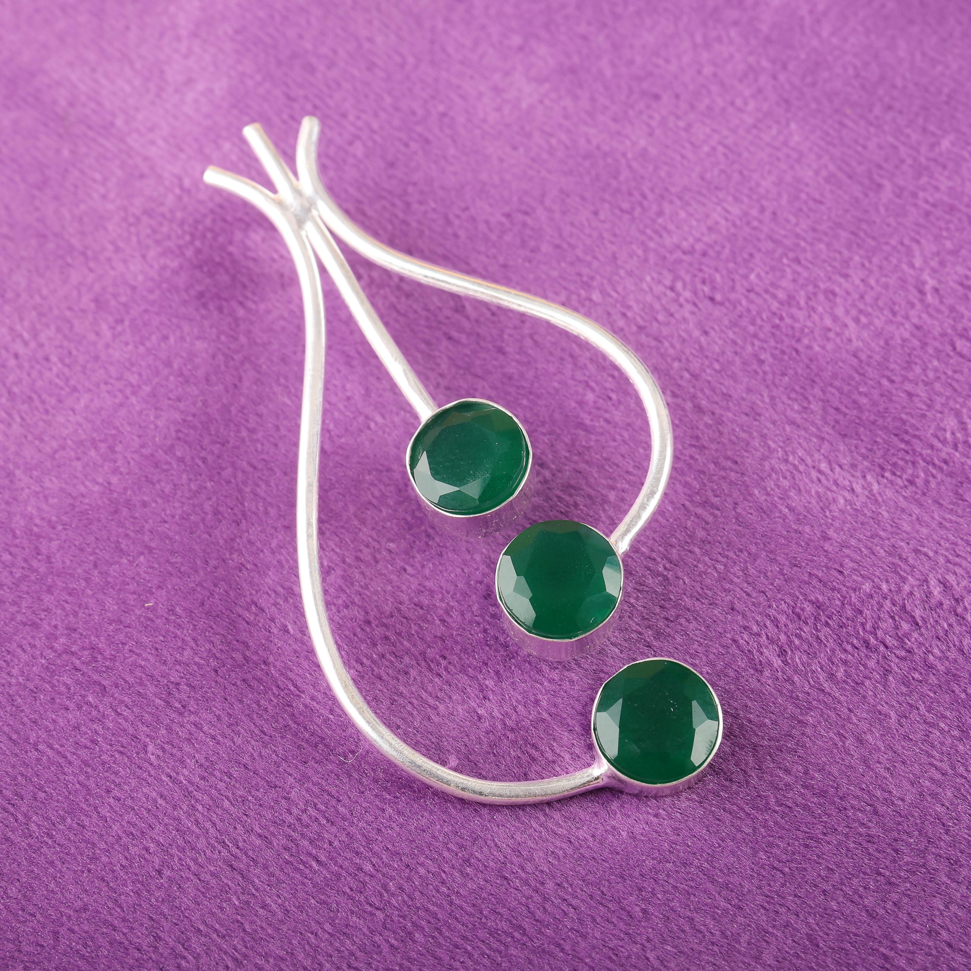 

Кулон из зеленого оникса Ювелирные изделия ручной работы из драгоценных камней, кулон из стерлингового серебра 925 пробы, уникальный дизайн ювелирных изделий 2.2 Inches зелёный