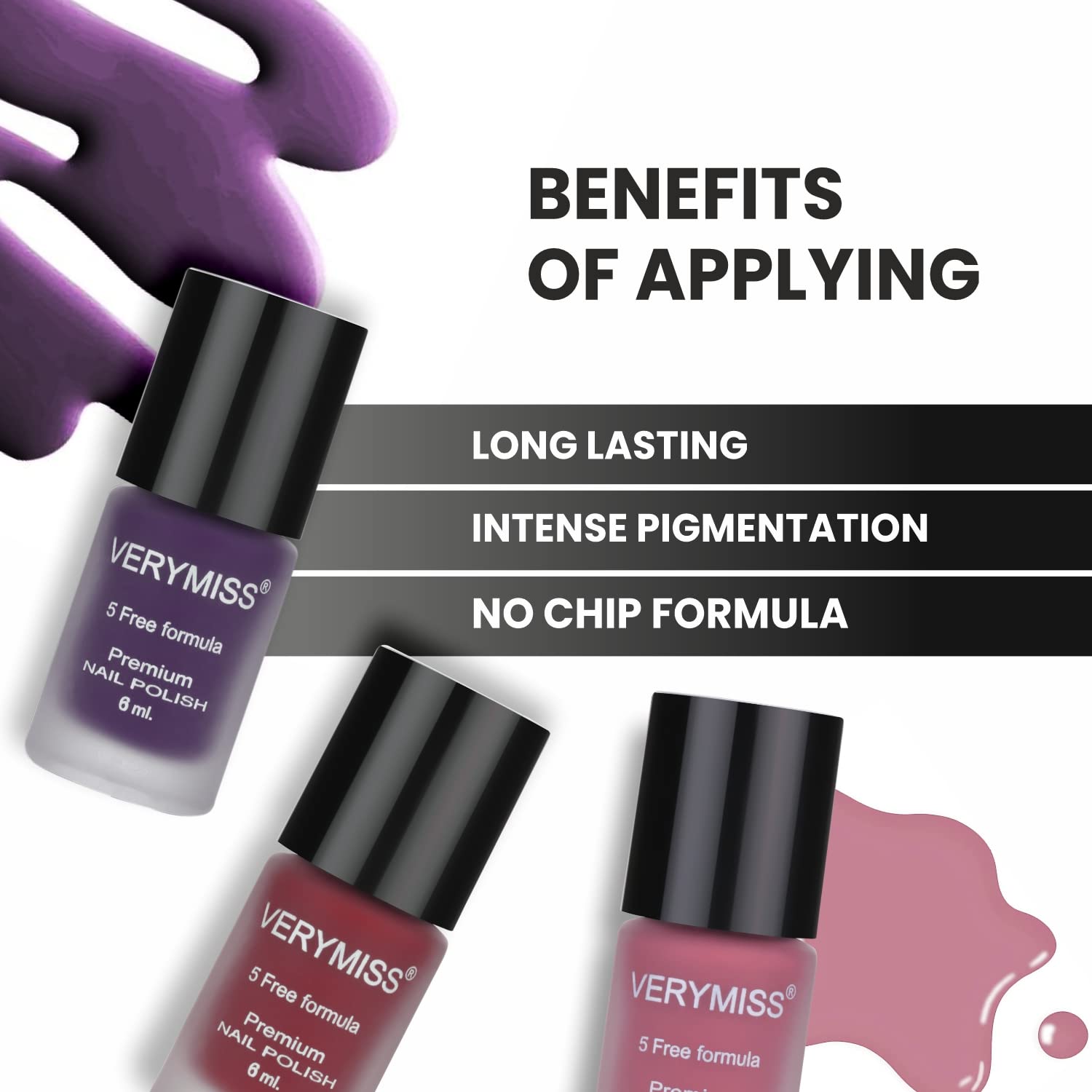 Матовый лак для ногтей премиум-класса | Плавное приложение | Быстрая сушка | Веган | — фото 9