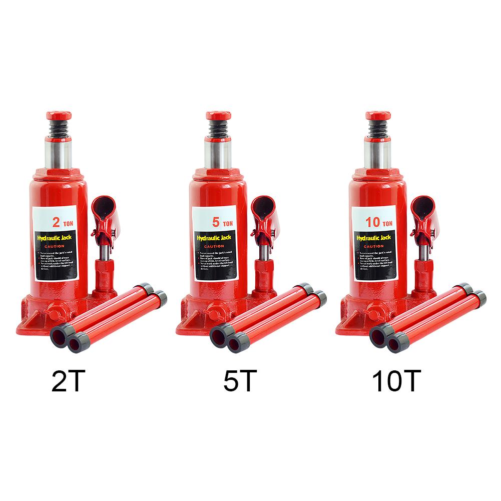 2/5/10 Ton Welded Hydraulic Car Bottle Jack Hydraulic Bottle Jack Welded Bottle Jack for Car Pickup Truck RV Repair
