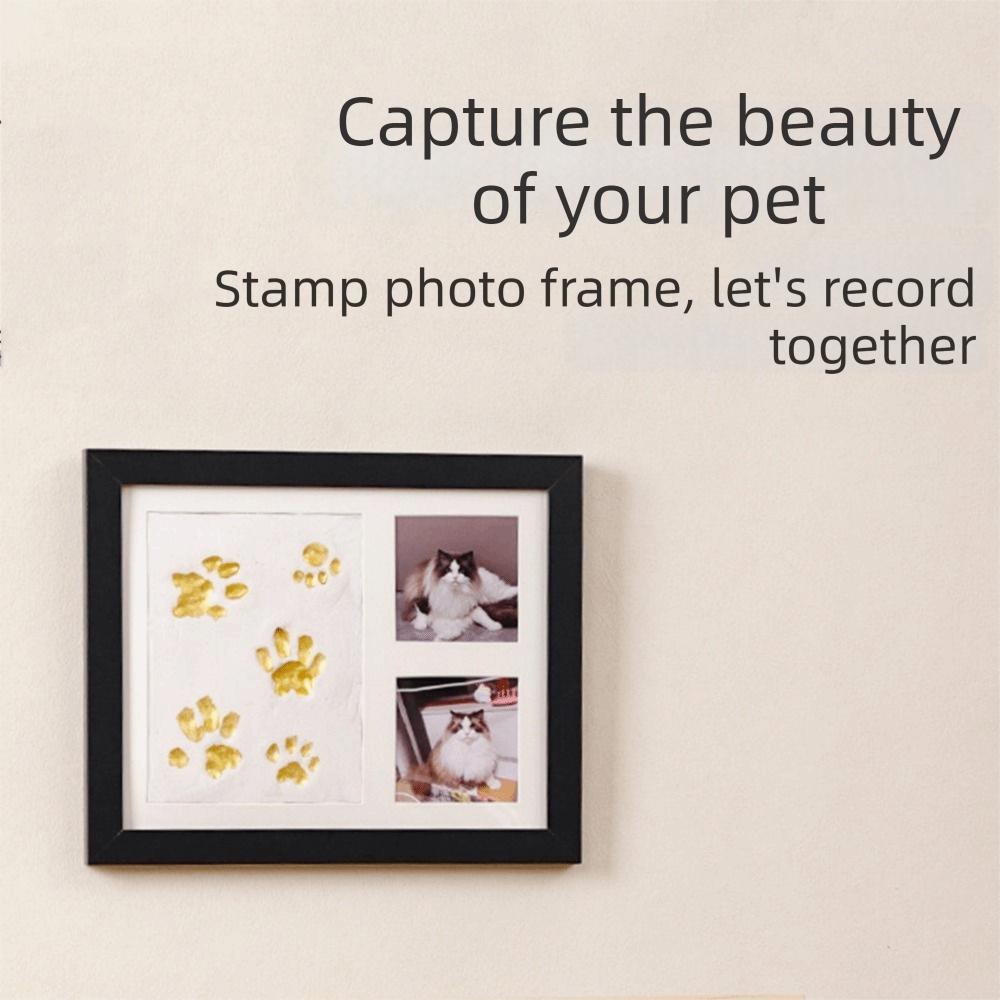 Non-Toxic Paint Baby Hand and Footprints Kit Imprint Clay Pet Paw Print Kit  Father's Day