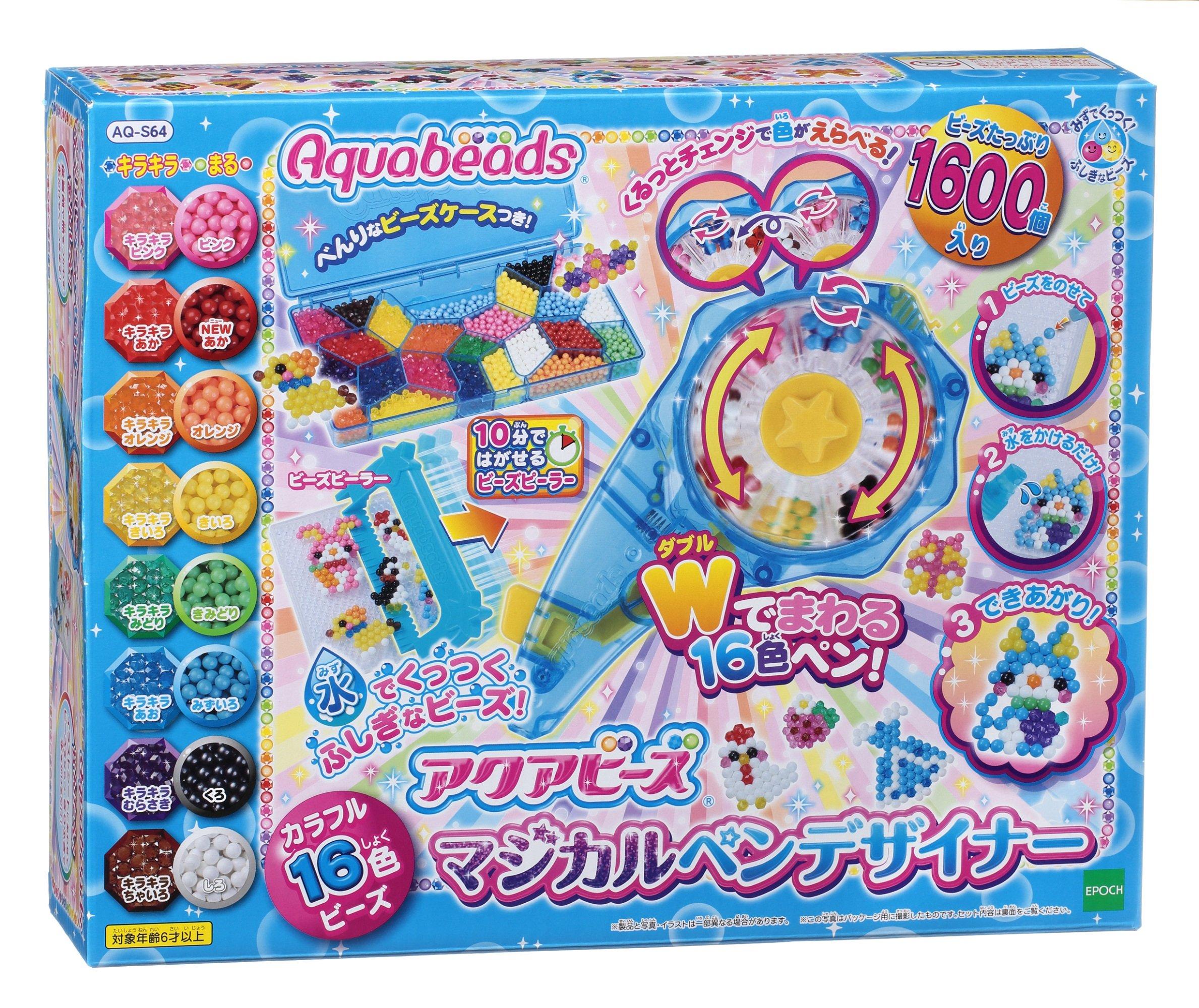 

Aquabeads Set Pen ST Mark Сертификация Возраст 6 и старше Игрушка для создания прилипания к воде Игрушка Aquabeads Epoch EPOCH All-in-One [Волшебный конструктор] AQ-S64 Co.,