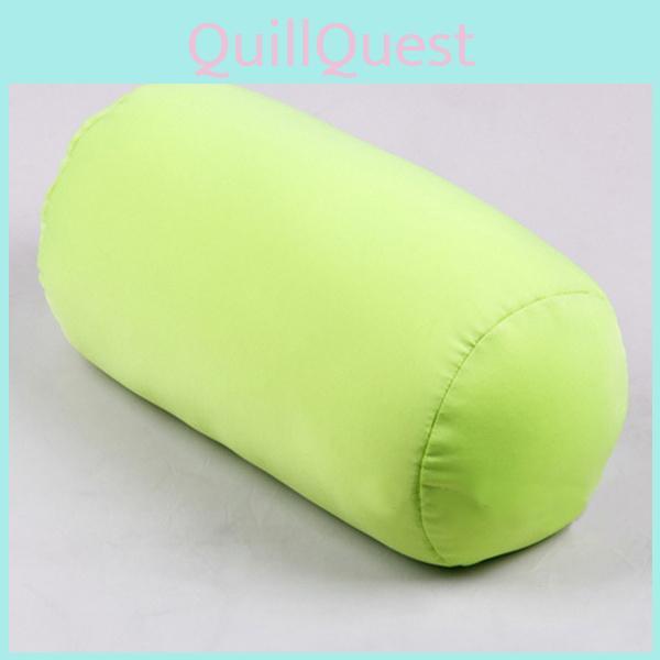 Microbead Roll Pillow For Neck And Head Support Ideal For Travel And Home Comfort