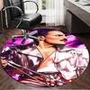 1PC Freddie Performance Round Rug, Non-slip Chair Mat, Home Decor, Circle Carpet Perfect for Office, Bedroom, Living Room,Christmas Gift