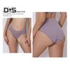 Women Panties Solid Color Elastic Mid Waist Seamless Thin Thread Soft Anti Septic Breathable Intimate Clothes Lady Underwear Briefs