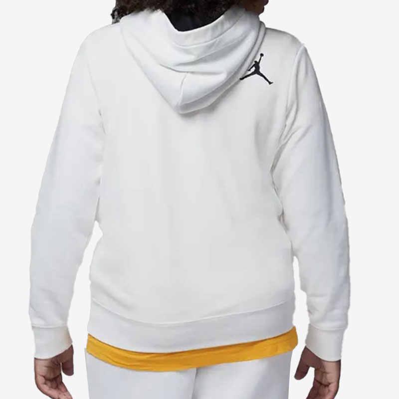 Jordan Mj Mvp French Terry Pullover Hoodie Logo-Print Kinder-Hoodies Sail-White FB1644-133