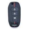 3 Button Silicone Car Remote Key Case Cover For Ford Figo  Mondeo 5 Ecosport Puma  Fiesta Mk8 Everest Ranger Accessories