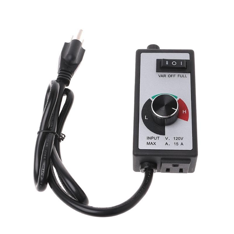 AC 120V 15A Fan Variable Speed Control Electric Motor Rheostat Governor