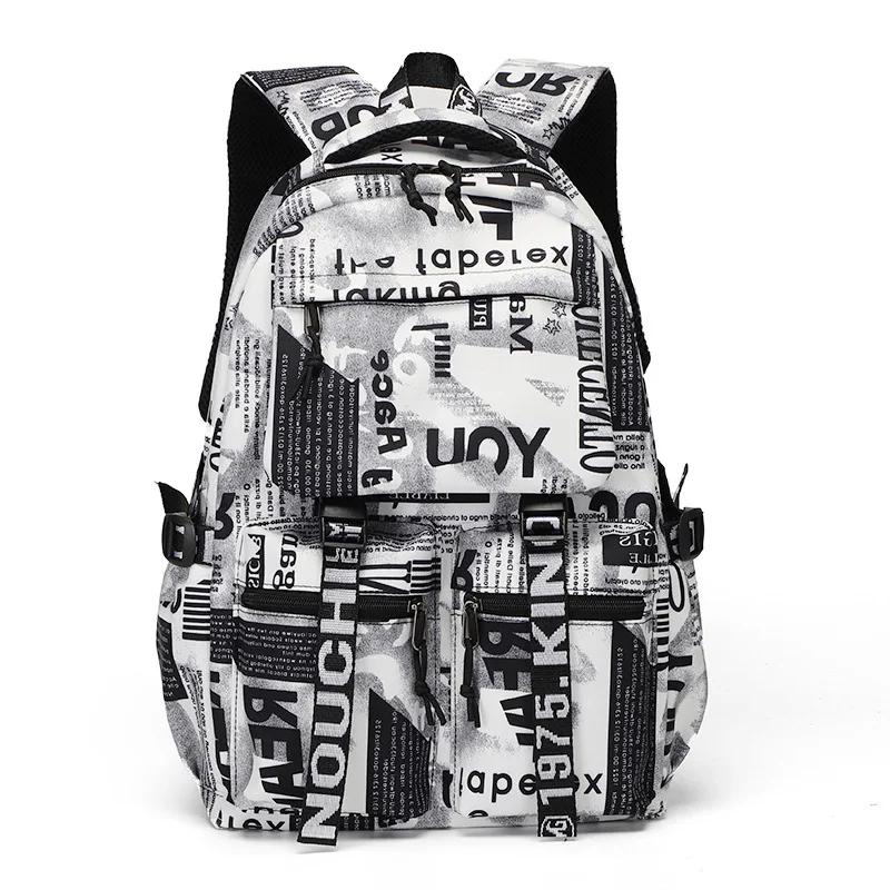 School Backpack for Teenage Boys Cool Schoolbag Waterproof Travel Backpack College Large Bookbag Kids School Bags