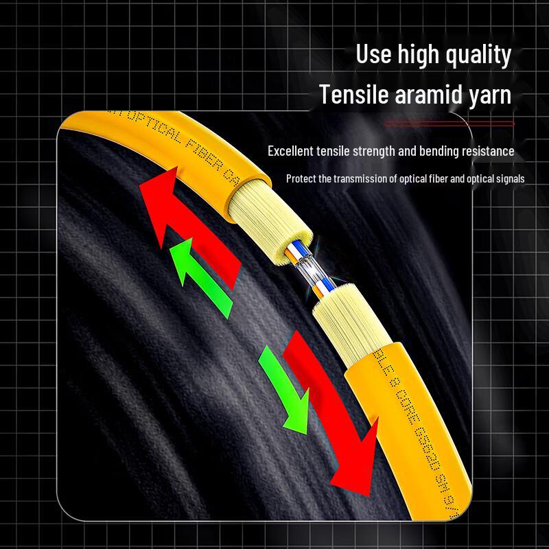 AMPCOM MPO-FC High-Density Fiber Optic Patch Cable