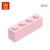 Non-Toxic 67Pcs/Lot 3010 1X4 Basic Building Blocks Moc Parts Compatible With Bricks Diy Children Toys Assembly Gift Storage Box