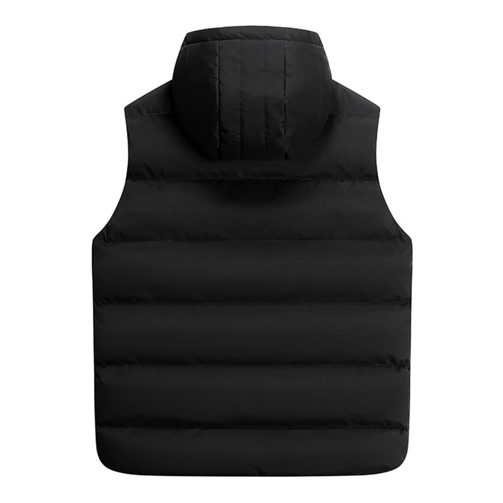 Ležérní pánská vesta Pánská volná a zimní teplá péřová bavlněná vesta Kabát