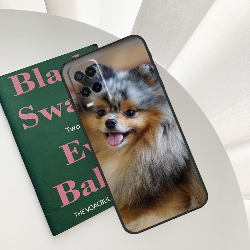 Pomeranian Dog Case For Oppo A96 A76 A16 A15 A17 A52 A72 A54S A57S A58 A78 A98 A57 A77 A54 A74 A94 Cover