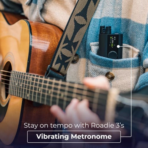 ROADIE 3 | Smart Automatic Guitar Tuner, Metronome & String Winder | For Electric Guitars, Acoustic Guitars, 12-String Guitars, Ukulele, Banjo, Mandol