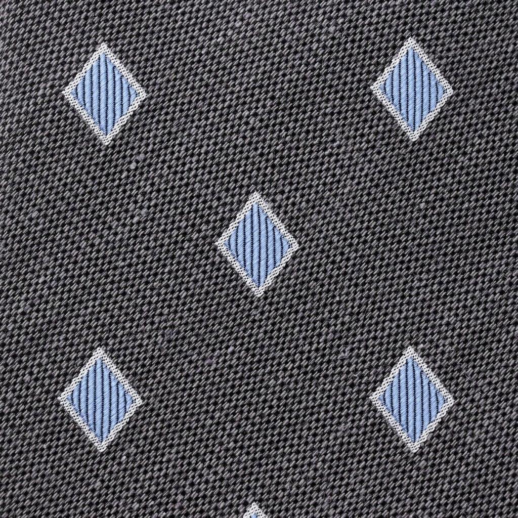 [Ojie] Men's Linen Tie, Silk Blend, Small Pattern, Business, Made in Japan, Stylish, SpringSummer