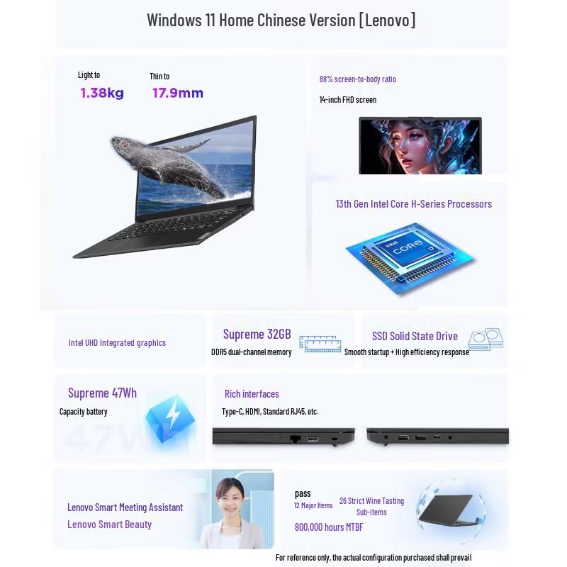 Lenovo Zhaoyang Yue Pro 14-inch Business Laptop (CN version)