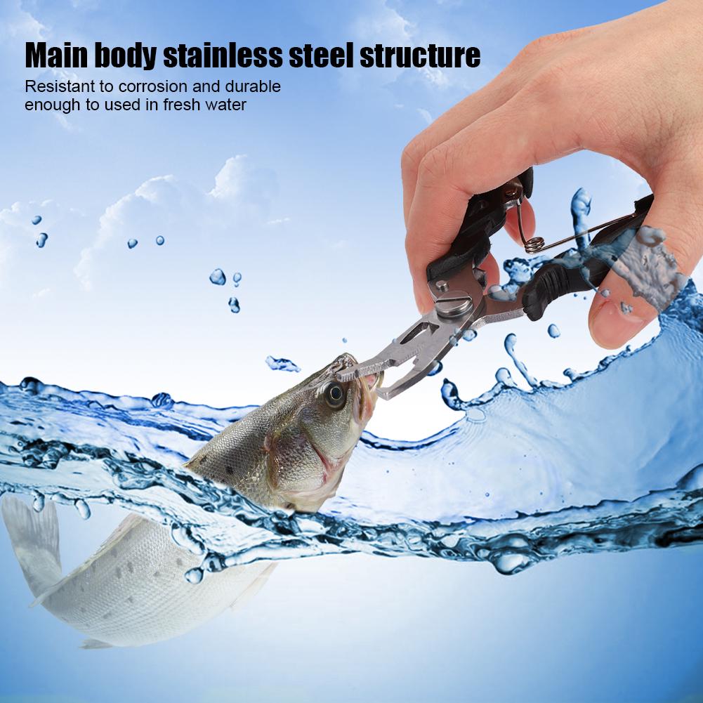 Stainless Steel Straight Handle Fishing Control Grip Small Pliers Multifunction Combination Tool Kit