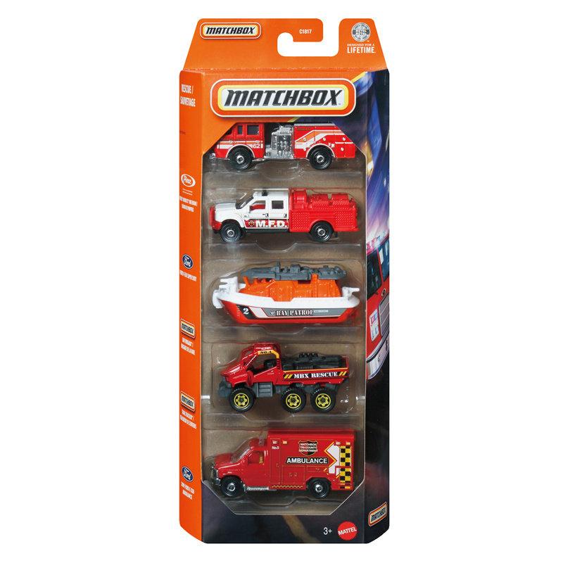 Matchbox Diecast Modellauto C1817 5er-Pack 2026 Kollektion Stadt Mini-Autos Metallspielzeugauto Für Erwachsene Sammler Heim-Display-Dekoration