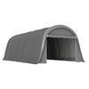 Carport Garage Tent 3.6 X 7.2 M Outdoor Car Shelter Storage Tent with Removable Side Walls, Dark Grey