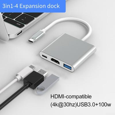 4K Resolution Docking Station USB C Hub Compact Size