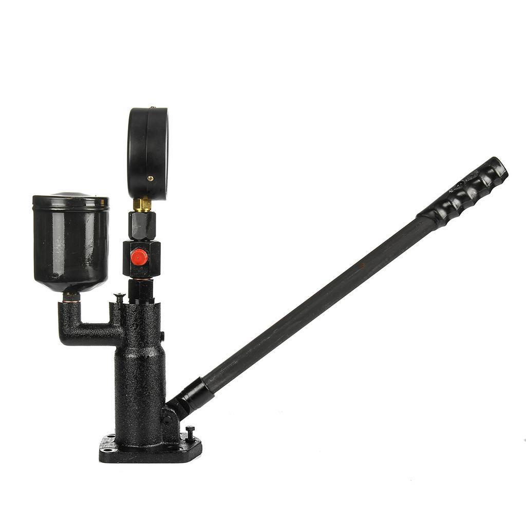 Bar/PSI 0-60Mpa Steel 1L Pop Diesel/Injector Nozzle Pressure Tester Dual Scale Read Gauge Black High Pressure Pipe Diagnostic