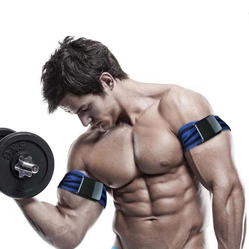 1 Pair BFR Rigid Blood Flow Restriction Band for Arms Legs Glutes BFR Training Workout Occlusion Bands for Men and Women