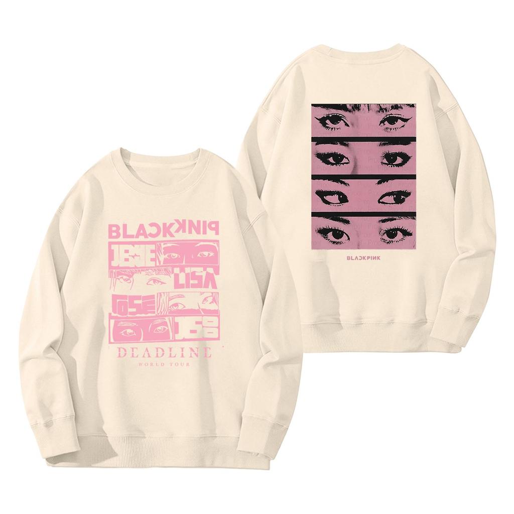 Dámská módní a ležérní mikina s dlouhým rukávem, kulatým výstřihem a potiskem