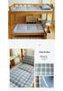 Muji Style Plaid Antibacterial Dorm Bedding Set - Six-Piece 