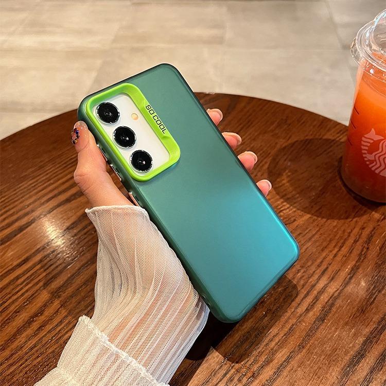 

Applicable To Samsung S24 Mobile Phone Case Color Silver Laser Galaxy New Premium S24ULTRA Solid Color S23 Protection Samsung Galaxy NOTE20 Ultra