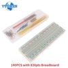 Breadboard Jumper Wire Kit MB102 Breadboard 830 Point Solderless Pcb Test Develop Bread Board Jumper Cable Electronics Diy Kits