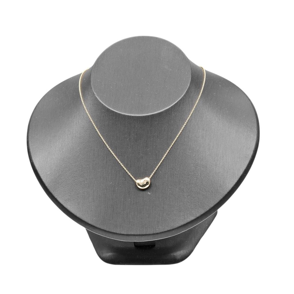 TIFFANY&Co. Bean Necklace K18 yellow gold 4.13g Women Used