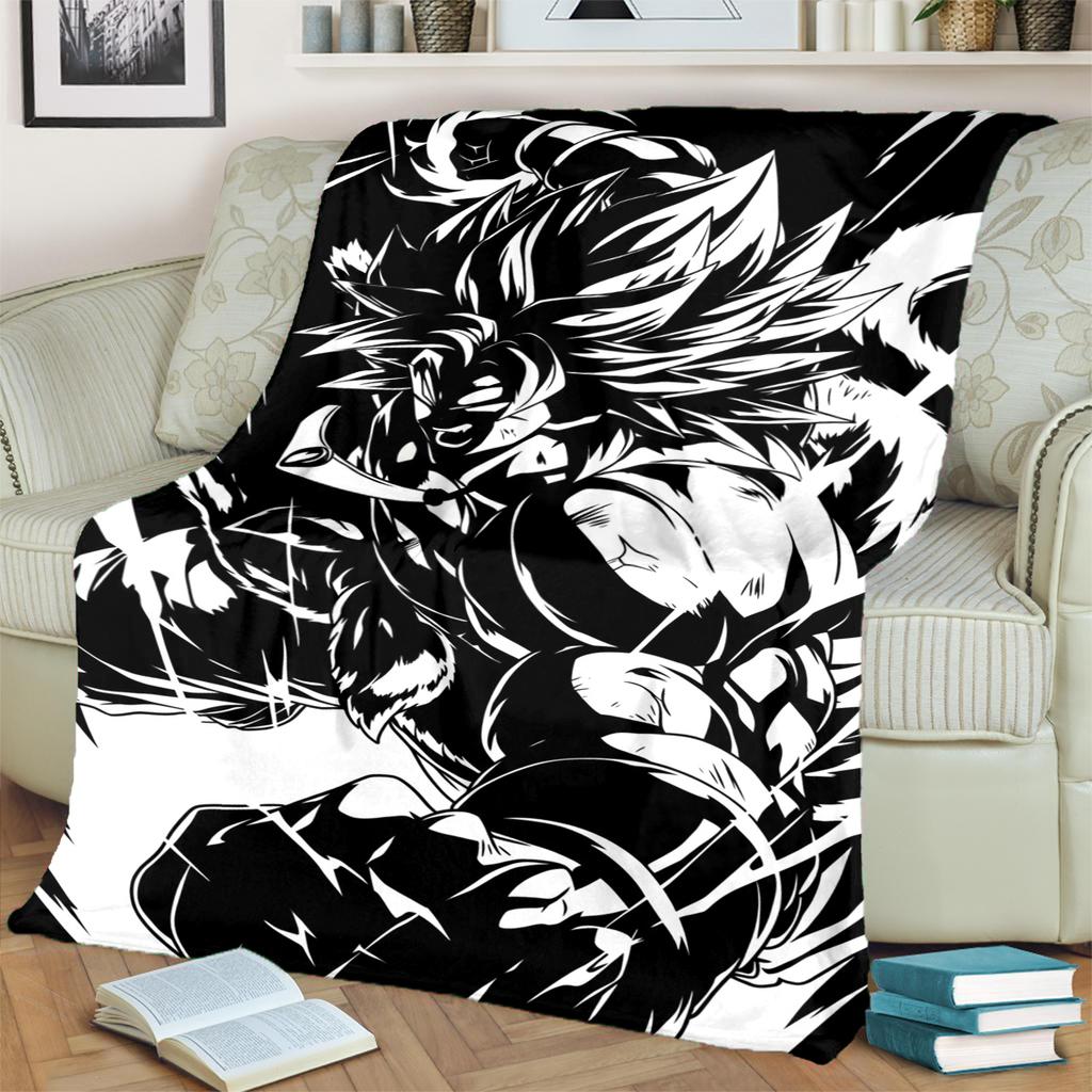 Warm Dragon Ball! Blanket Flannel Material for Bedrooms, Sofas, Beds, Chairs, Picnics, Travel