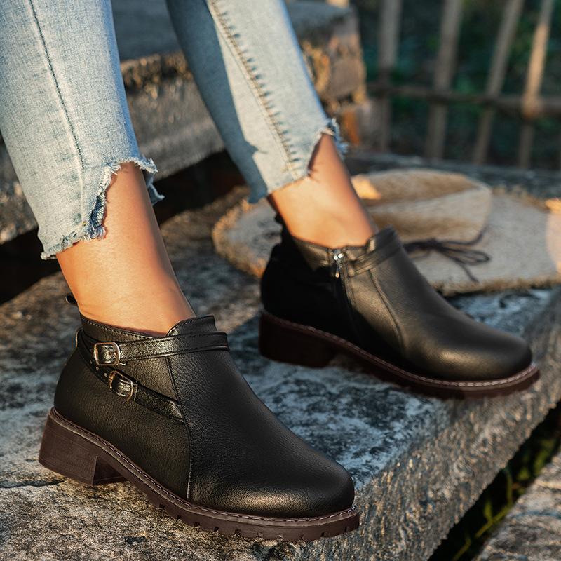 

New Fashion Waterproof Platform Women s Cotton Boots