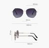 Fashion Ladies Glasses Men's Sunglasses New Sunglasses Female Korean Version Of The Tide Big Frame Anti-ultraviolet Polarized Ins Sunglasses Glasses