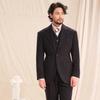 CULTUM Men's 50% Wool Herringbone Business Suit
