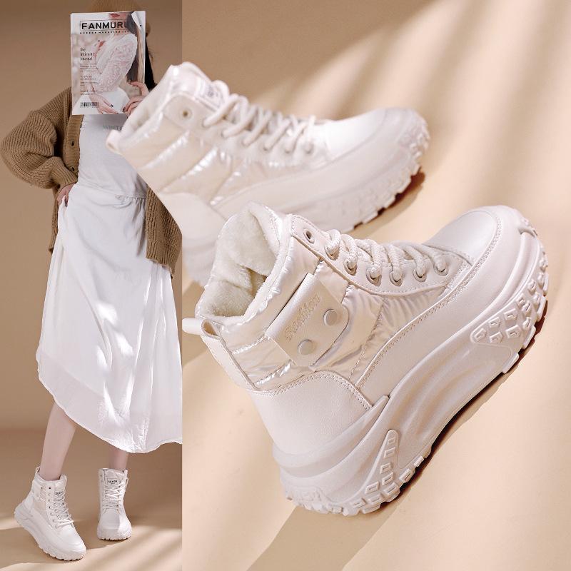 Women's Waterproof Non-Slip Fleece-Lined Snow Boots - Winter 2024 Warmth & Cold Protection