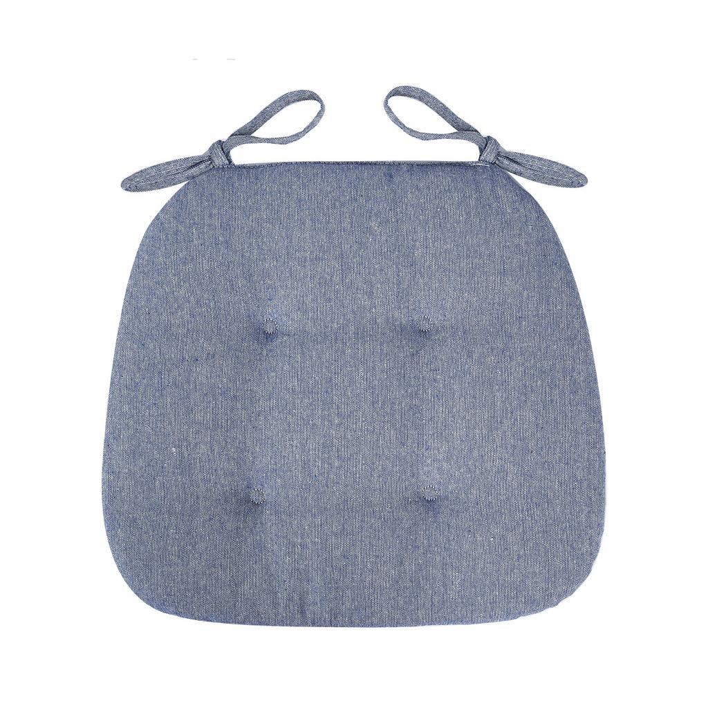 Universelles Esszimmerstuhl-Kissen Verdickt Warmhalten Baumwolle Leinen Sitzkissen Hufeisenform Atmungsaktiv Alle Jahreszeiten Heimgebrauch Kissen