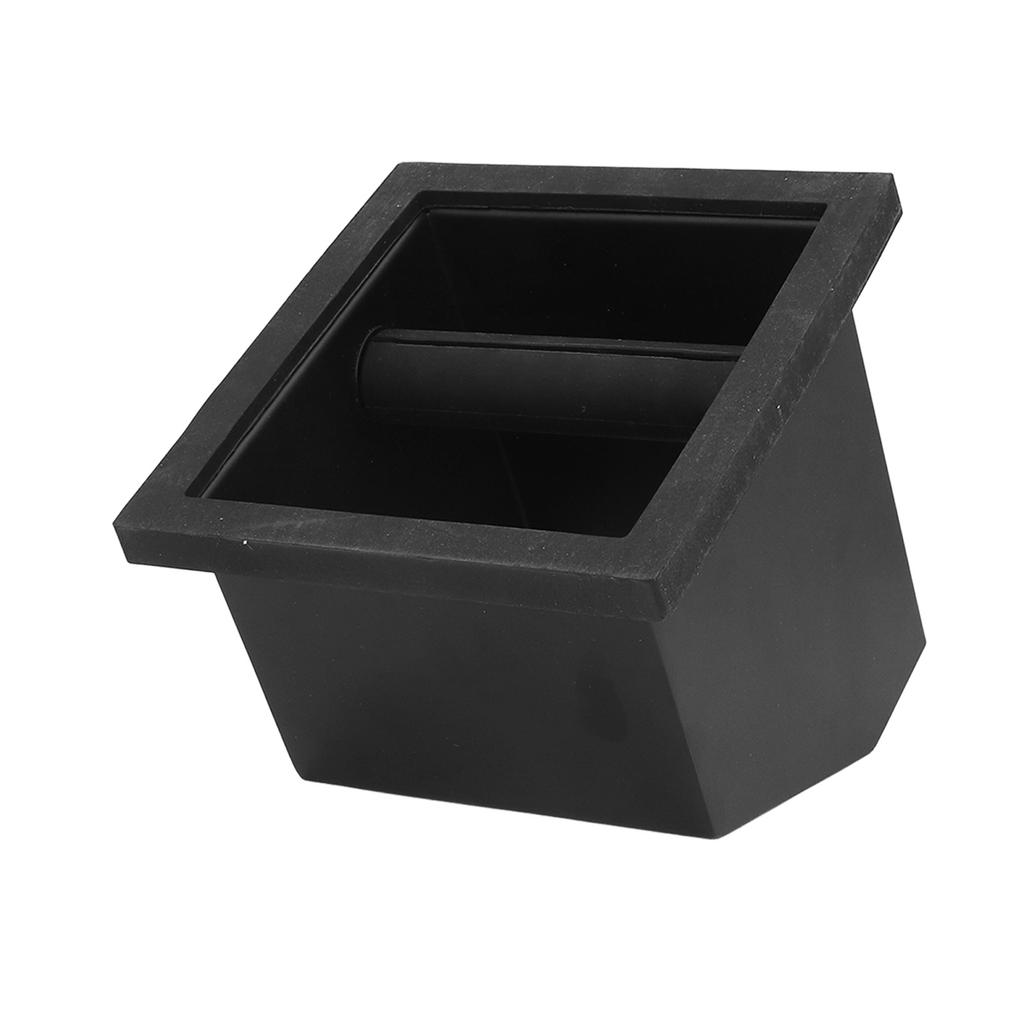 Kávový knock box nádoba na likvidáciu kávovej usadeniny bezodný vstavaný šikmý otvor nehrdzavejúca oceľ