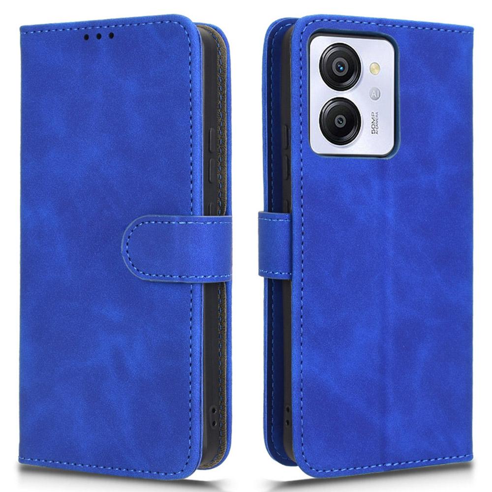 

Для Blackview Color 8 чехол-книжка из искусственной кожи с защитой от царапин Blue