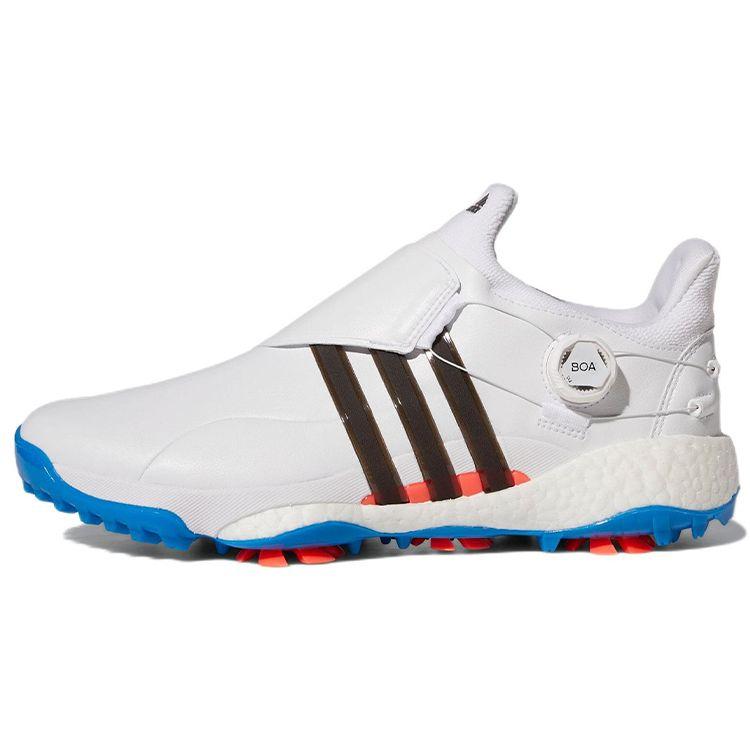 Adidas Tour360 22 Boa Leather Slip-Resistant Durable Support Low Top Golf Shoes Men Golf Shoes White Black Blue GY5336