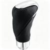 Lunsom Lightweight PU Leather Shift Shift Replacement Shift Knob for Manual Cars Knob, Lever, (Black)