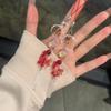 Transparent Keychain Wind Chime Keyring Phone Lanyard Kawaii Bag Home Decor Accessory