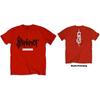 T-Shirt Slipknot WANYK Rossa Nuova Unisex